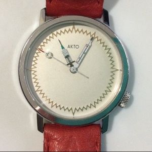 Vintage unique Akto nurse, doctor wrist watch